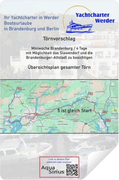 Vorschaubild Törnplan-PDF Brandenburg Miniwoche