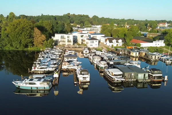 Yachthafen Werder von oben